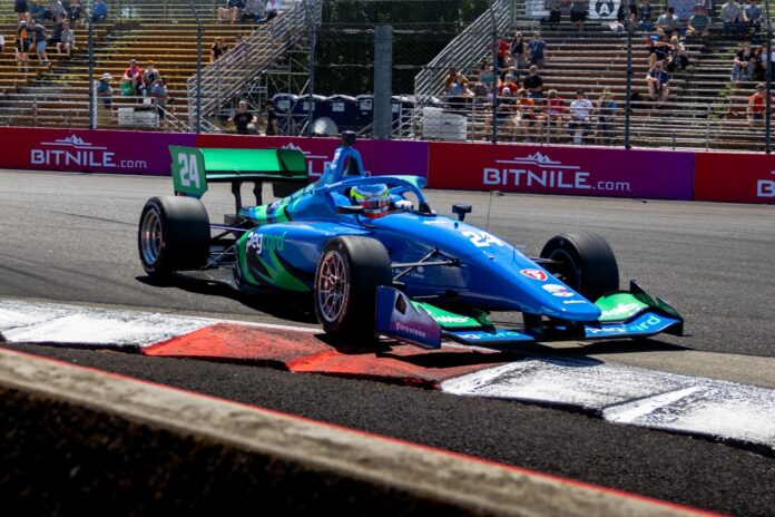 Nick Monteiro Estreia Na Indy Nxt Defendendo A Equipe Hmb Na Etapa De Portland