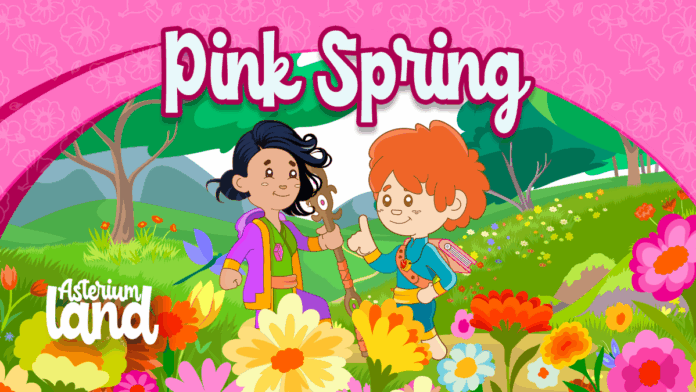 Asteriumland Lança “Primavera Rosa / Pink Spring” E Celebra O Florescer Com Música Bilíngue Para Crianças E Famílias
